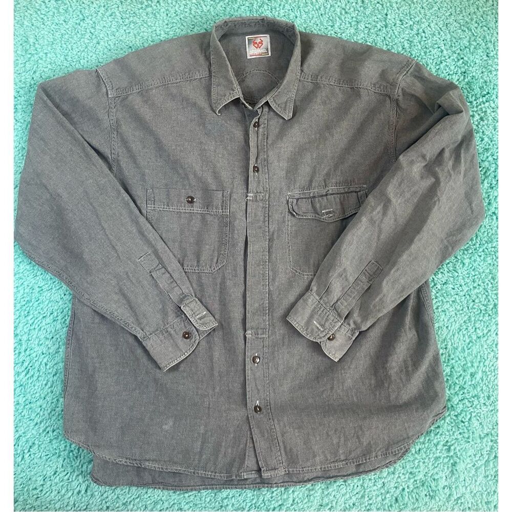 Vintage Stefanel Button Down Shirt Size XL Made IN Italy